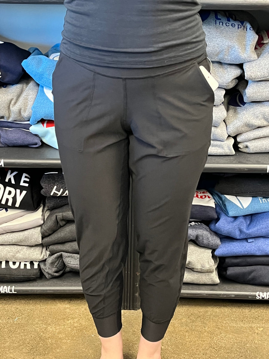 Black Active joggers with waistband pocket – The Positive Inception