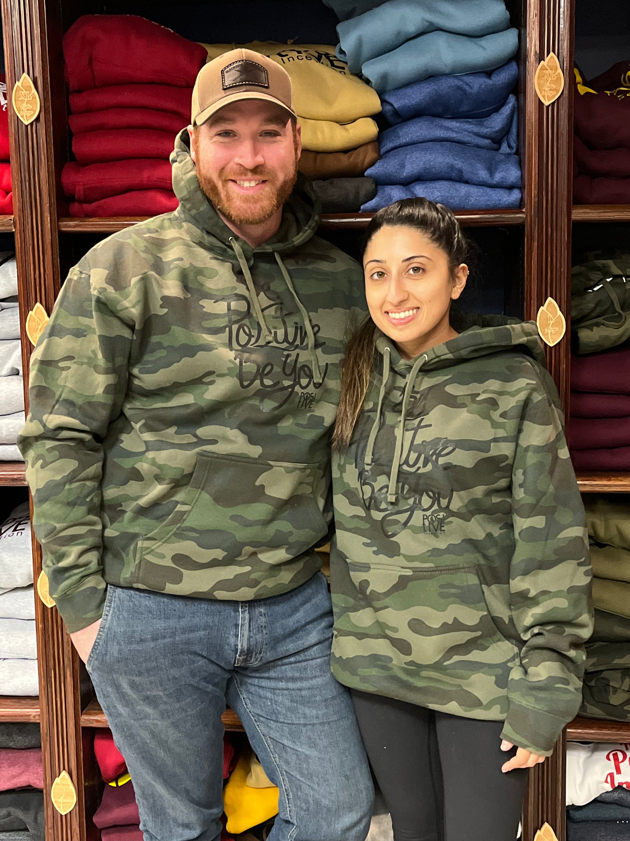 Green camo sweater shop